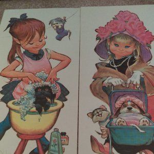 Sedona Girls Litho 1950-1960